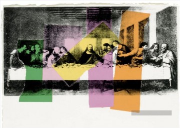 last supper Painting - Last Supper Andy Warhol